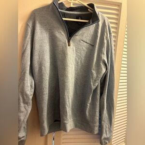 Johnnie O Sully 1/4 Zip Light Blue Size L